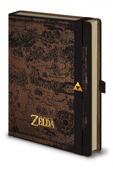 The Legend of Zelda: Hyrule Map Premium A5 Notebook