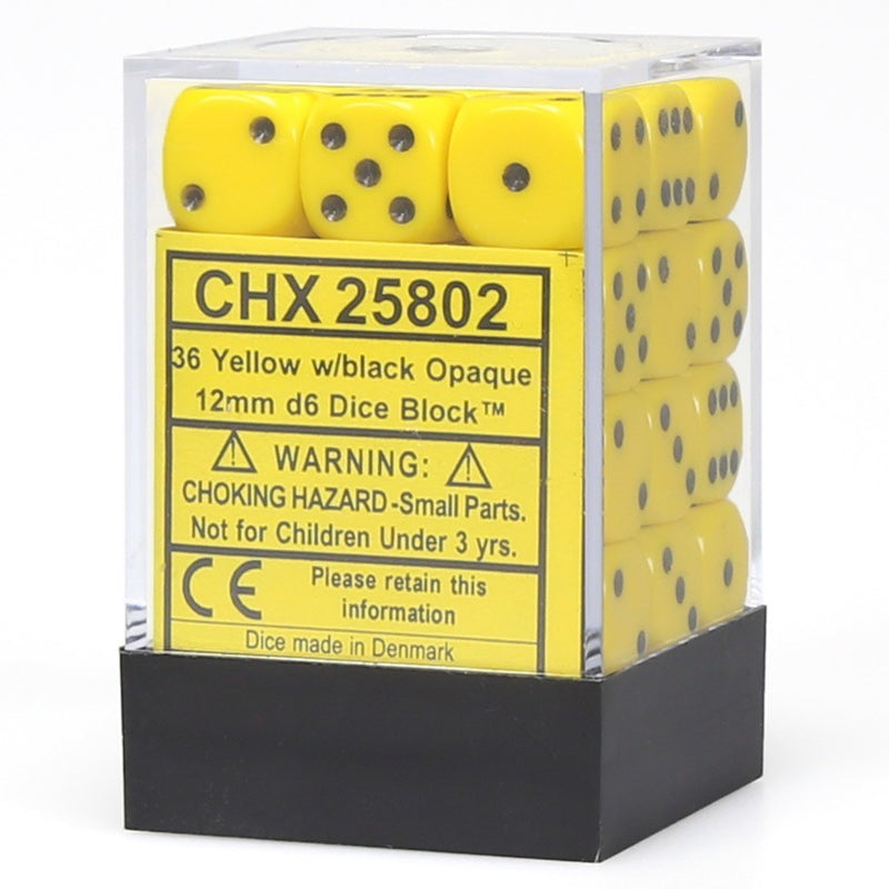 Chessex 36-Die Set - Opaque