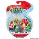 Pokemon Battle Figure- Charmeleon + Bulbasaur + Larvitar