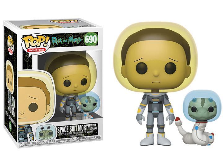 Rick and Morty - Morty space suit w/snake Pop! 690
