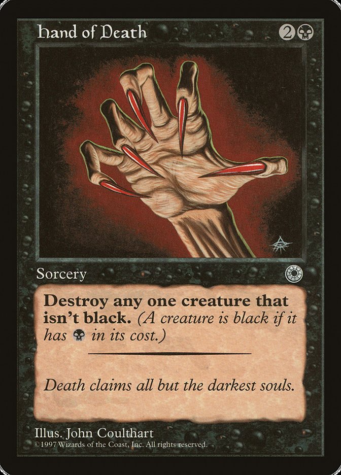 Hand of Death (With Creature Color Explanation) [Portal]