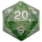 Mega Acrylic d20: Ethereal Green