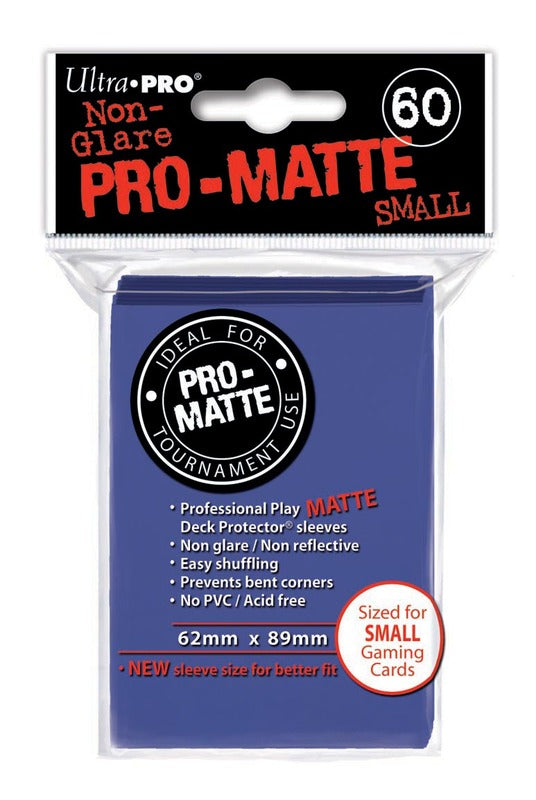 Ultra Pro Matte Sleeves Small 60ct - blue