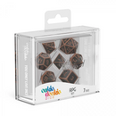 Oakie Doakie Dice RPG Set Metal Dice - Steampunk