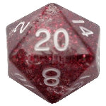 Mega Acrylic d20: Ethereal Light Purple