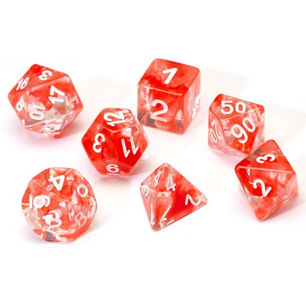 Dice Set - Red Cloud Resin