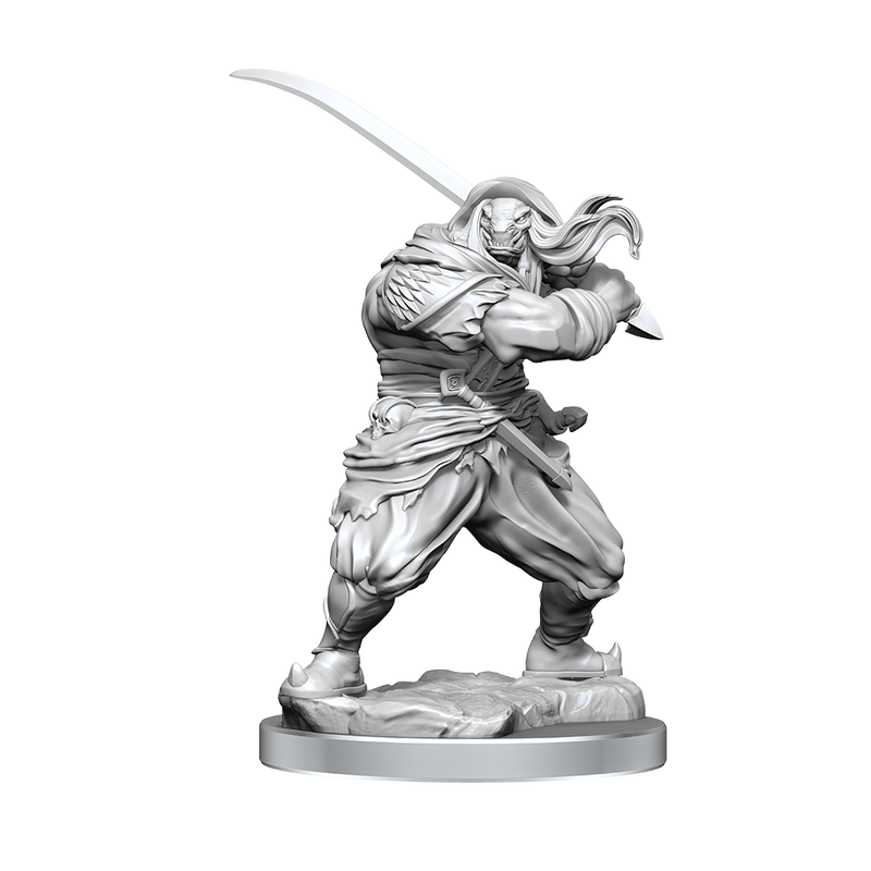 D&D Unpainted Miniature MTG Zurgo Helmsmasher & Unyielding Krumar