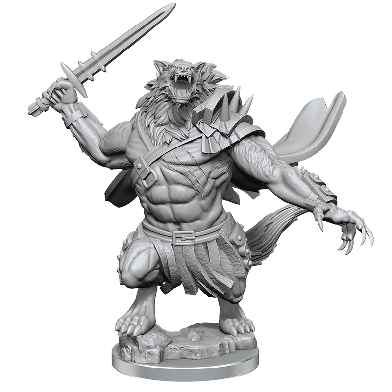 D&D Unpainted Miniature MTG Arlinn Kord & Tovolar