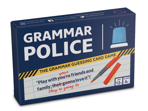 Grammar Police Card Game