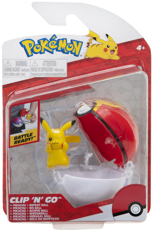 Clip n' Go! Pikachu & Repeat Ball