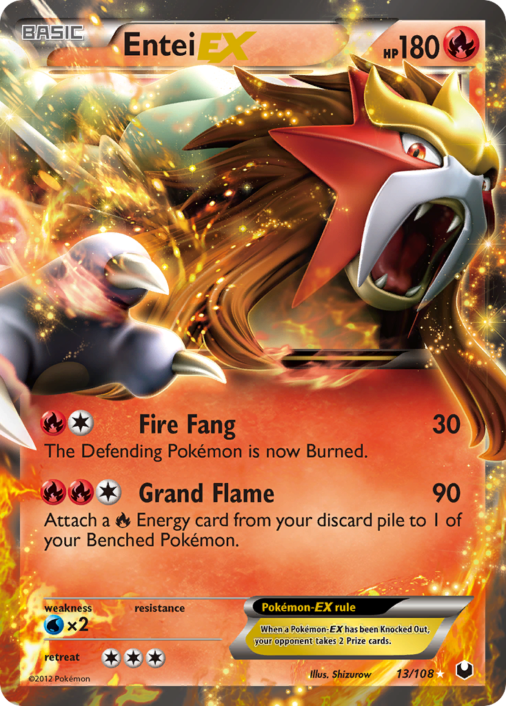 e series pokemon cards price Eevee Card Bundle - Guaranteed 1 Ultra Rare - 5 Eeveelution Holofoil Entei EX (13/108) [Black &