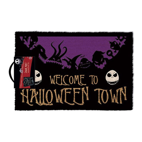 Nightmare Before Christmas: Welcome to Halloween Town Doormat