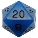 Mega Acrylic d20: Glow Blue