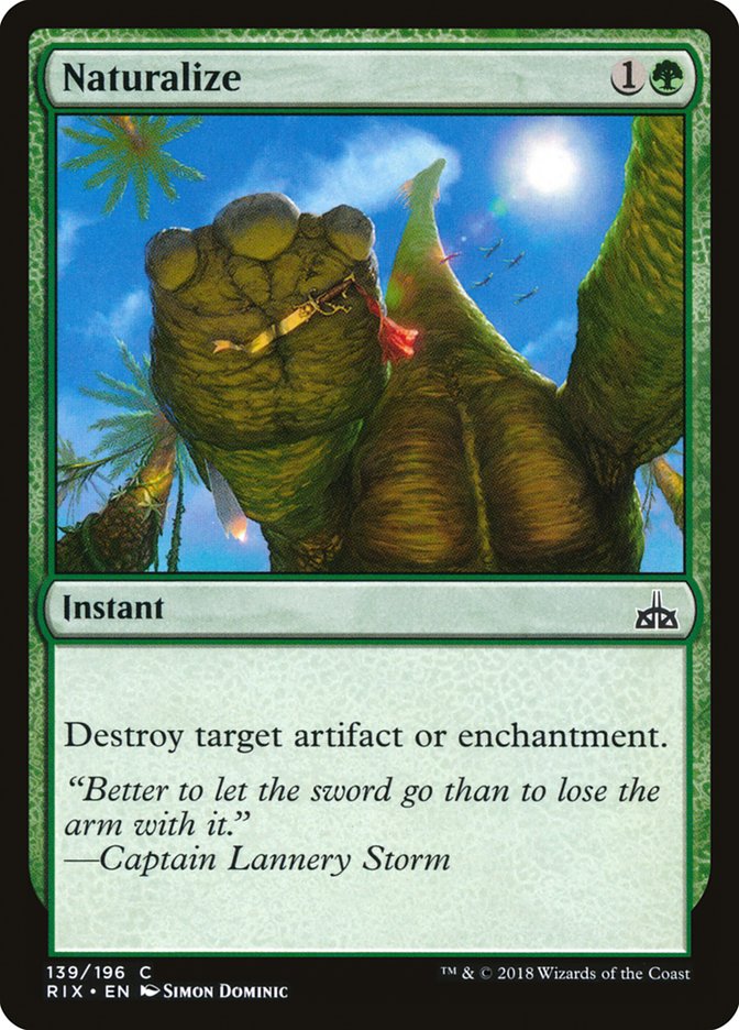 Naturalize [Rivals of Ixalan]