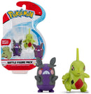 Pokemon Battle Figure - Larvitar + Morpeko (Hangry Mode)