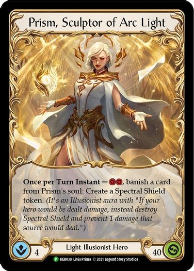 Prism, Sculptor of Arc Light [HER038] (Monarch)  Rainbow Foil