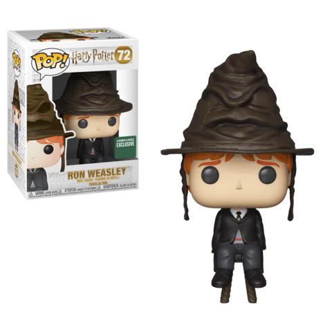 Harry Potter - Ron Weasley w/Sorting Hat Pop! 72