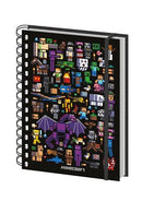 Minecraft - Mobbery - A5 Notebook