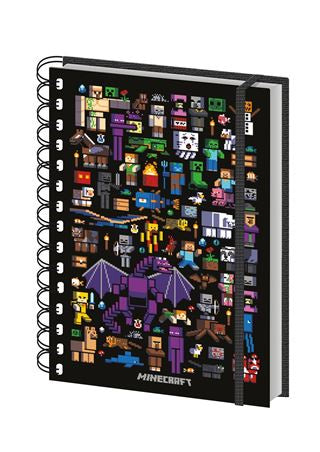 Minecraft - Mobbery - A5 Notebook