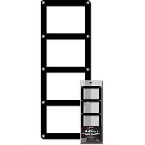 BCW 4-Screwdown Card Holder Black