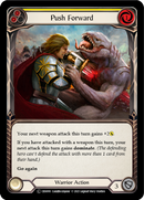 Push Forward (Yellow) [U-CRU095-RF] (Crucible of War Unlimited)  Unlimited Rainbow Foil