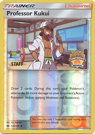 Professor Kukui (128/149) (Regional Championship Promo Staff) [Sun & M