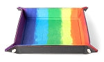 Folding Tray: Watercolor Rainbow Velvet