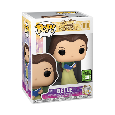 B&tB - Belle Green Dress w/Book 30th Pop! 1010 EC21