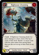Righteous Cleansing [U-CRU027-RF] (Crucible of War Unlimited)  Unlimited Rainbow Foil