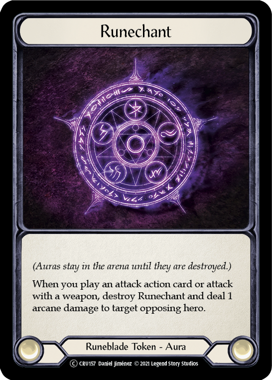 Runechant [U-CRU157-RF] (Crucible of War Unlimited)  Unlimited Rainbow Foil