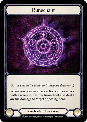 Runechant [U-CRU157-RF] (Crucible of War Unlimited)  Unlimited Rainbow Foil