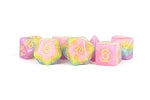 Resin Polyhedral Dice Set: Pastel Fairy