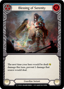 Blessing of Serenity (Blue) [U-CRU043-RF] (Crucible of War Unlimited)  Unlimited Rainbow Foil