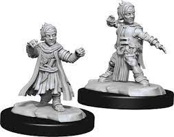 Pathfinder Deep Cuts Unpainted Miniatures Halfing Monk Male