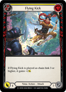 Flying Kick (Yellow) [U-CRU064-RF] (Crucible of War Unlimited)  Unlimited Rainbow Foil