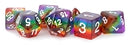 Resin Polyhedral Dice Set: Translucent Rainbow