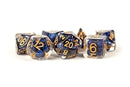 Pearl Resin Poly Set: Royal Blue w/ Gold Numbers