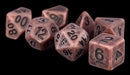 Resin Polyhedral Dice Set: Ancient Copper