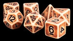 Resin Polyhedral Dice Set: Ancient Brown