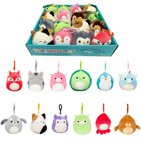 Squishmallows 3.5" Clip On