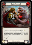 Push Forward (Blue) [U-CRU096-RF] (Crucible of War Unlimited)  Unlimited Rainbow Foil
