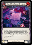 Sutcliffe's Research Notes (Blue) [U-CRU156-RF] (Crucible of War Unlimited)  Unlimited Rainbow Foil