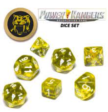 Power Ranger Dice Set