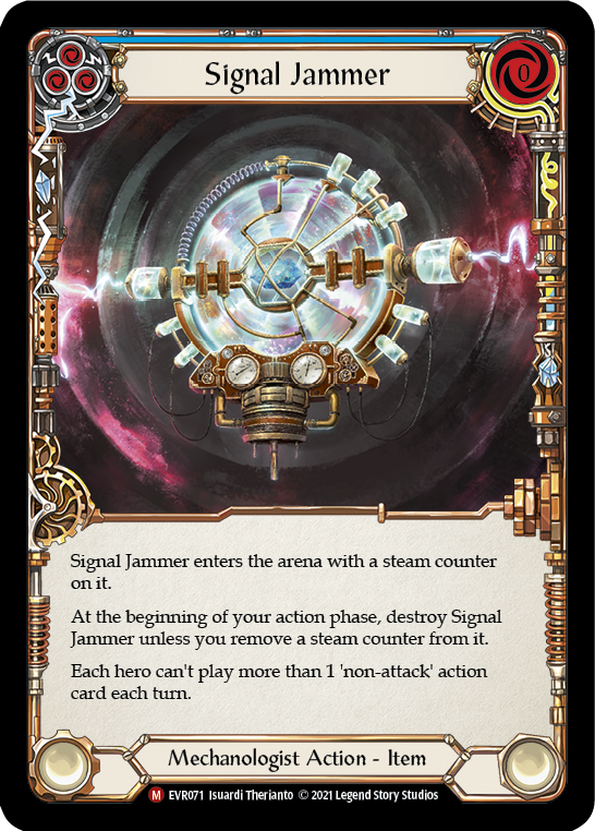 Signal Jammer [EVR071] 1st Edition Rainbow Foil