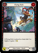 Flying Kick (Blue) [U-CRU065-RF] (Crucible of War Unlimited)  Unlimited Rainbow Foil