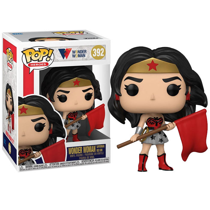 Wonder Woman w/ Flag - Wonder Woman Pop! 392