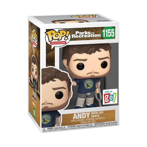Andy w/ Leg Casts - Parks and Rec Pop! 1155