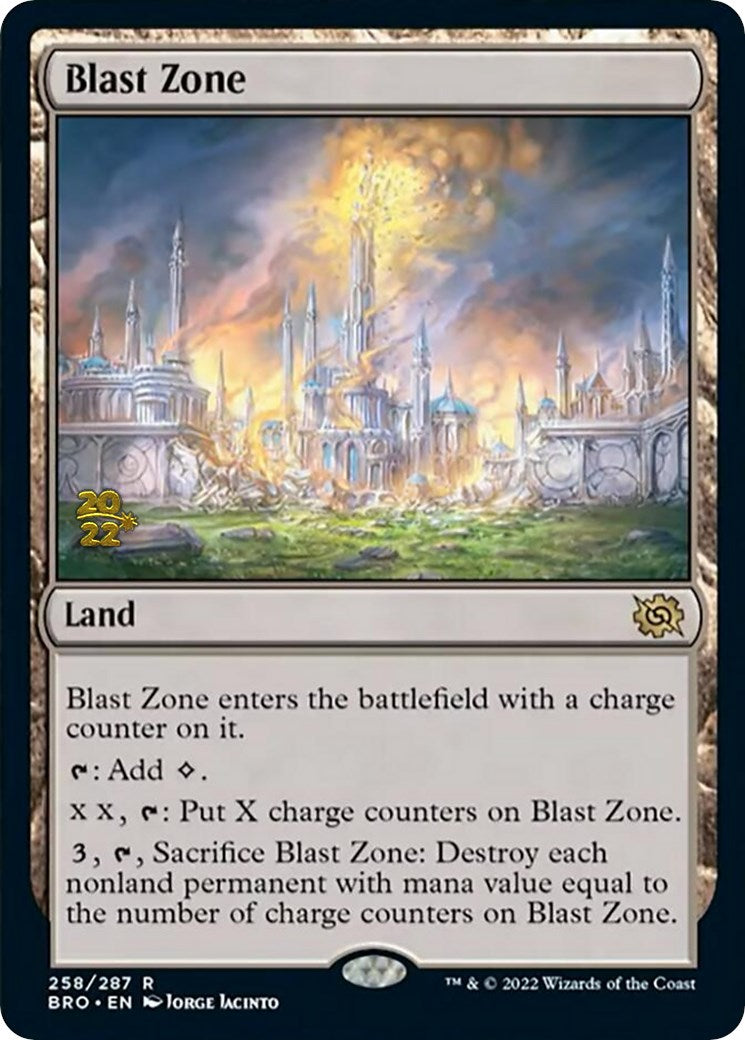 Blast Zone (258) [The Brothers' War: Prerelease Promos]