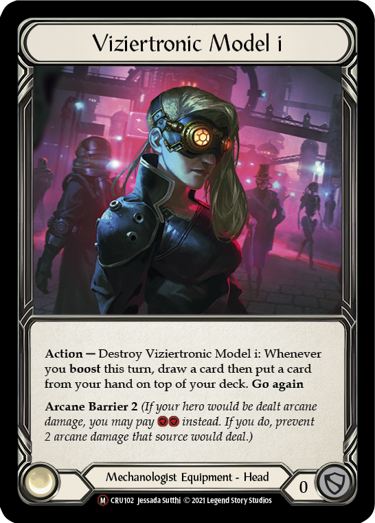 Viziertronic Model i [U-CRU102-RF] (Crucible of War Unlimited)  Unlimited Rainbow Foil