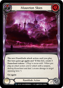 Mauvrion Skies (Red) [U-CRU145-RF] (Crucible of War Unlimited)  Unlimited Rainbow Foil